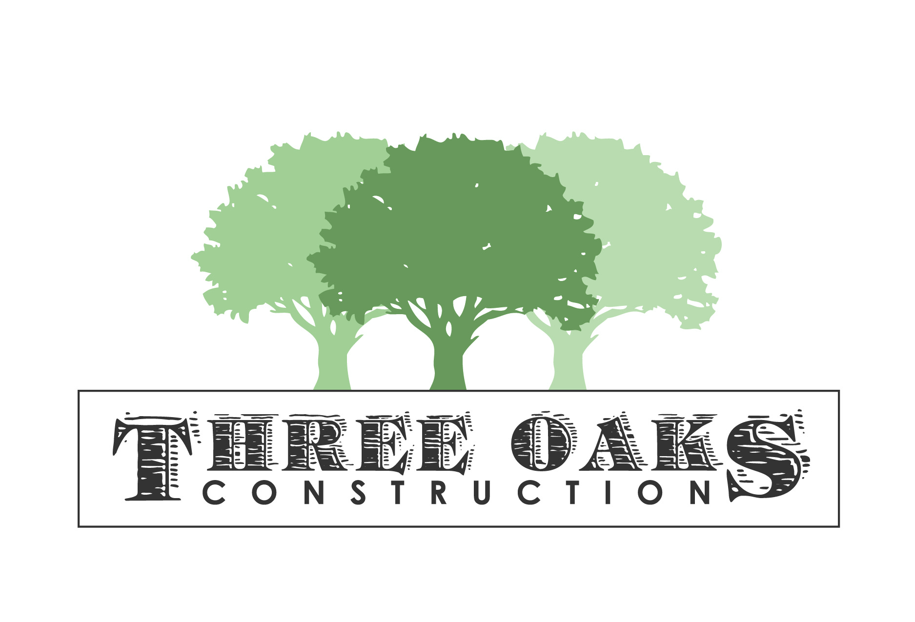 Three Oaks Construction logo